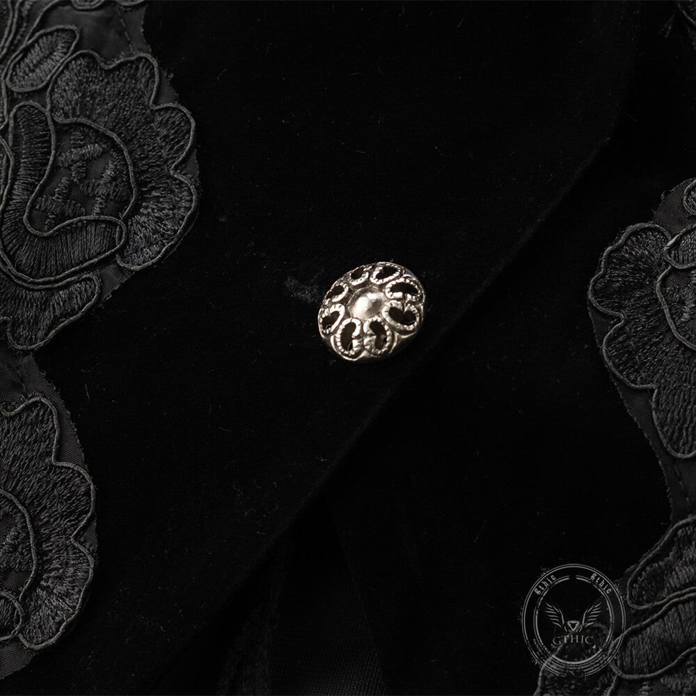 Dark Court Fitted Collared Tailcoat Costume