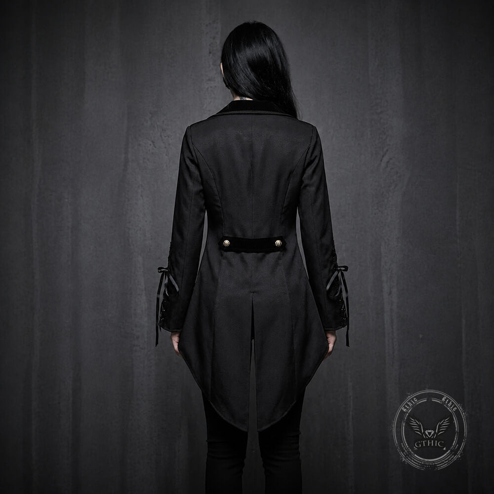 Dark Court Fitted Collared Tailcoat Costume | Gthic.com