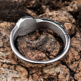 Dark Gem Octopus Tentacle Vintage Stainless Steel Ring