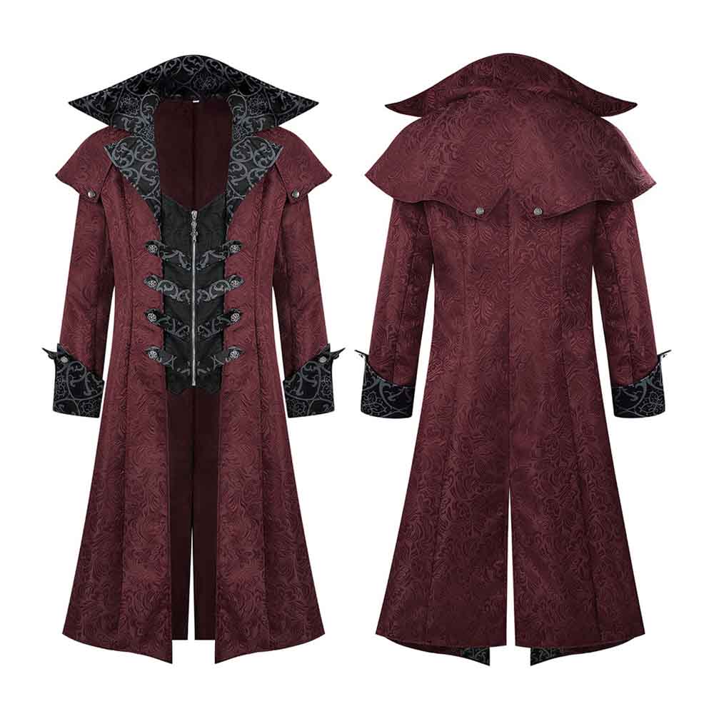 Dark Gothic Medieval Halloween Long Halloween Costume