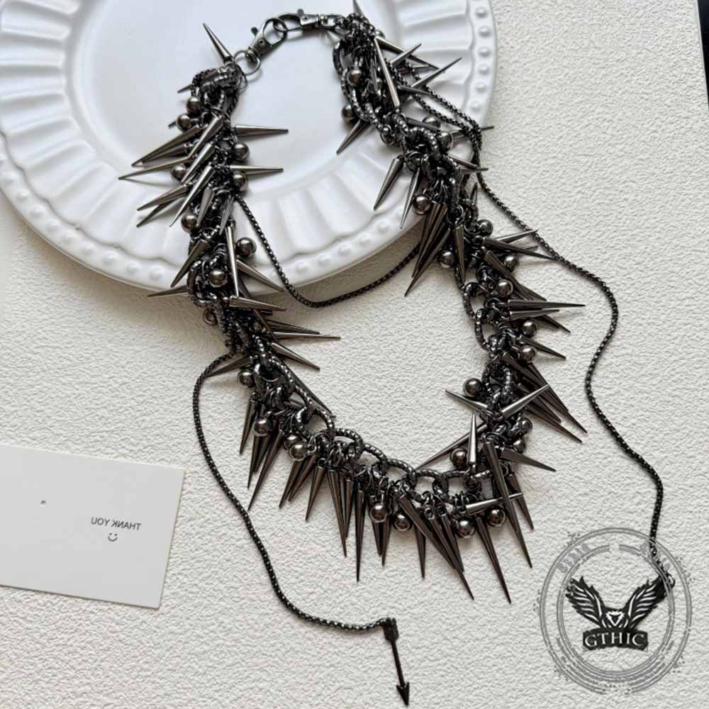 Dark Hip-Hop Studded Punk Metal Pants Chain | Gthic.com