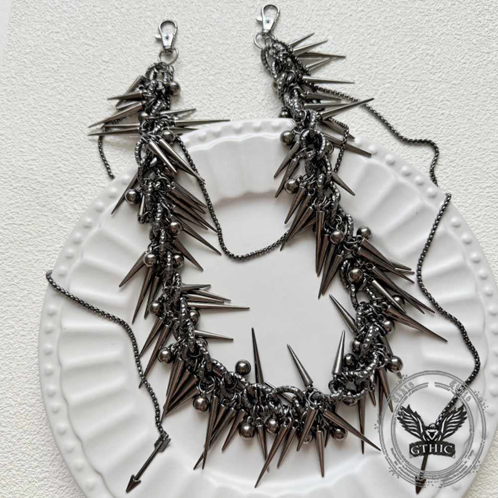 Dark Hip-Hop Studded Punk Metal Pants Chain | Gthic.com