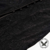Dark Retro-Style Hooded Mesh Medieval Dress