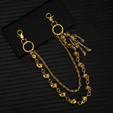 Dark Skull Skeleton Hip-Hop Alloy Pants Chain