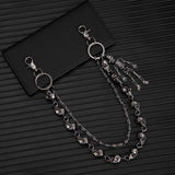 Dark Skull Skeleton Hip-Hop Alloy Pants Chain