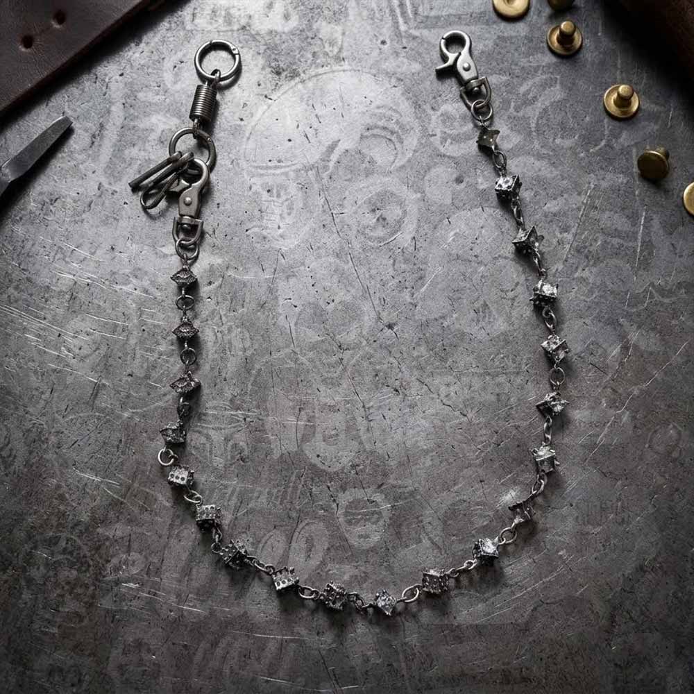 Dark Street Skull Dice Alloy Pants Chain | Gthic.com