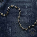 Dark Street Skull Dice Alloy Pants Chain