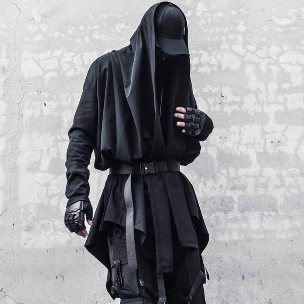 Dark Wizard Gothic Long Hooded Cloak 03 | Gthic.com