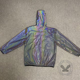 Dazzle Color Reflection Hooded Jacket