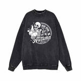 Dead Inside But It's Autumn Vintage Washed Sweatshirt | Gthic.com