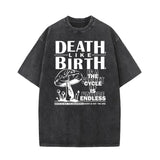 Death Like Birth Mushroom Vintage Washed T-shirt