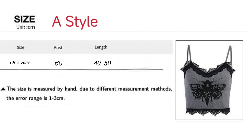 Death Moth Print Lace Crop Top