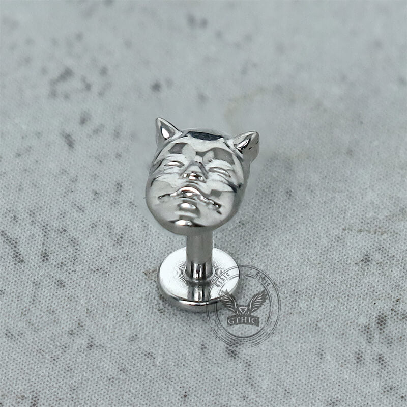 Devil Mask G23 Titanium Ear Cartilage Piercing