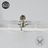 Devil's Tears G23 Titanium Alloy Lip Stud Ear Bone Piercing | Gthic.com