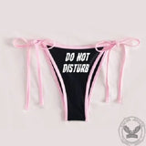 Do Not Disturb Skull Bikini Set | Gthic.com