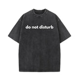 Do Not Disturb Vintage Washed T-shirt Vest Top | Gthic.com