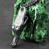 Domineering Crocodile Head Stainless Steel Pendant