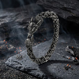 Domineering Dragon Byzantine Stainless Steel Nordic Bracelet