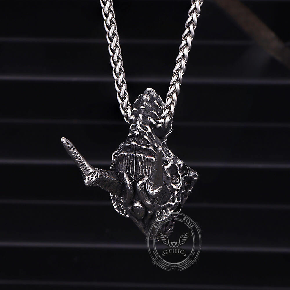 Domineering Dragon Head Stainless Steel Punk Pendant