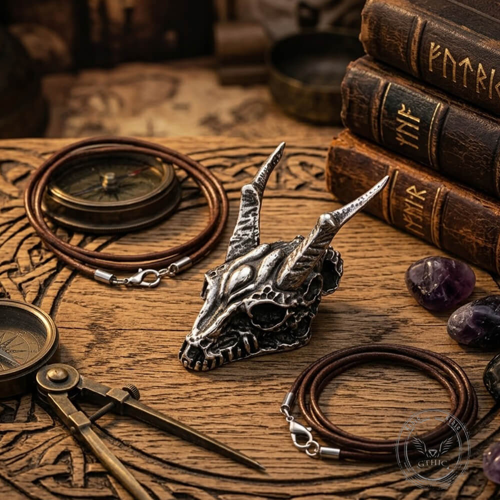 Domineering Dragon Head Stainless Steel Punk Pendant