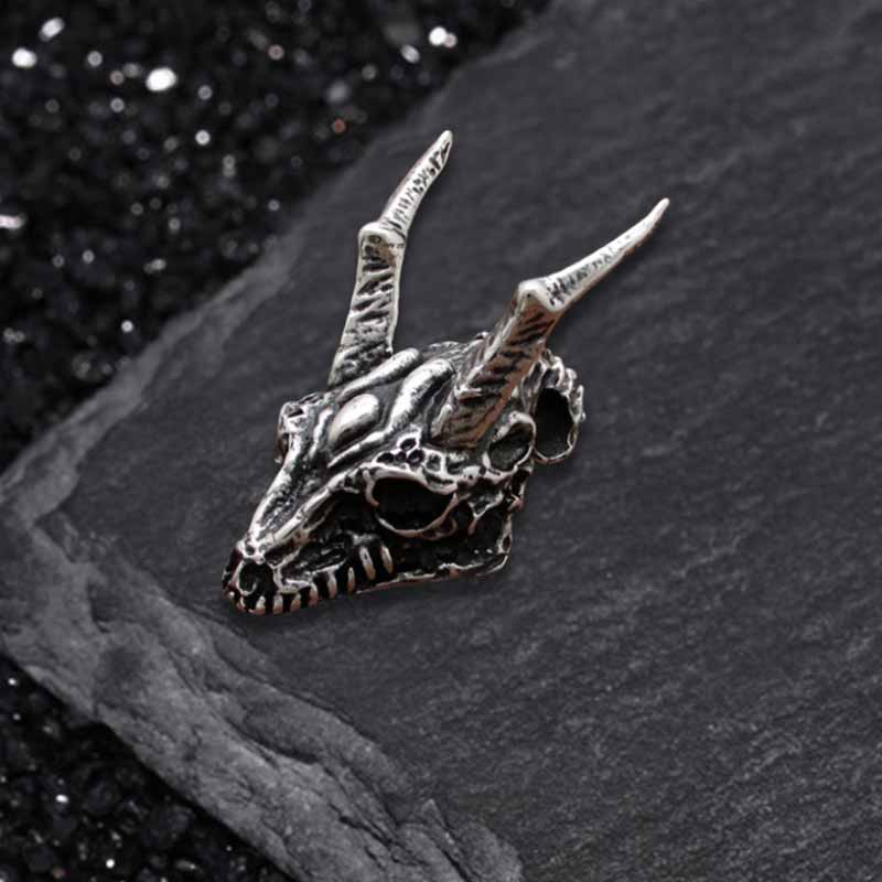 Domineering Dragon Head Stainless Steel Punk Pendant