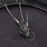Domineering Dragon Head Stainless Steel Punk Pendant