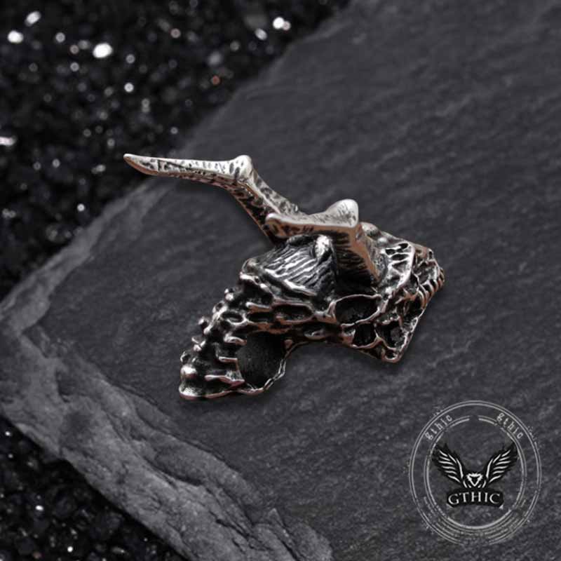 Domineering Dragon Head Stainless Steel Punk Pendant