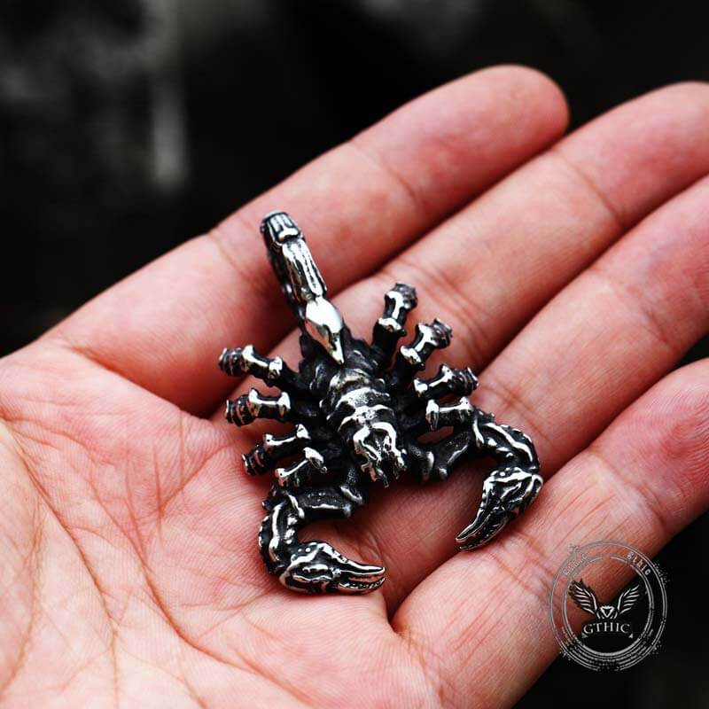 Domineering Scorpion Stainless Steel Pendant 02 | Gthic.com