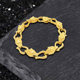 Domineering Wolf Head Stainless Steel Bracelet