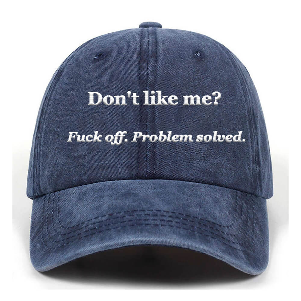 Don’t Like Me T-shirt shorts Baseball Hats | Gthic.com