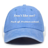 Don’t Like Me T-shirt shorts Baseball Hats | Gthic.com