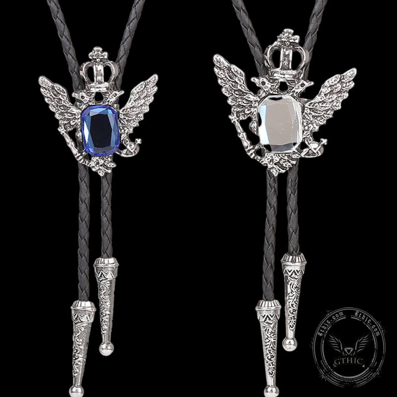 Double-Headed Eagle Alloy Cowboy Bolo Tie | Gthic.com