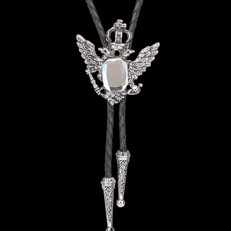 Double-Headed Eagle Alloy Cowboy Bolo Tie