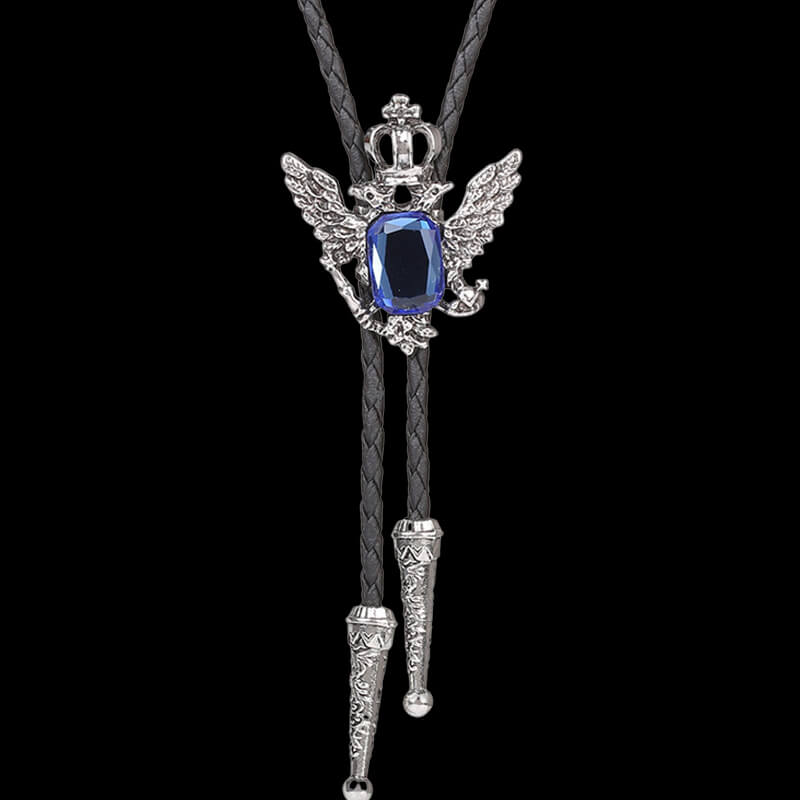 Double-Headed Eagle Alloy Cowboy Bolo Tie