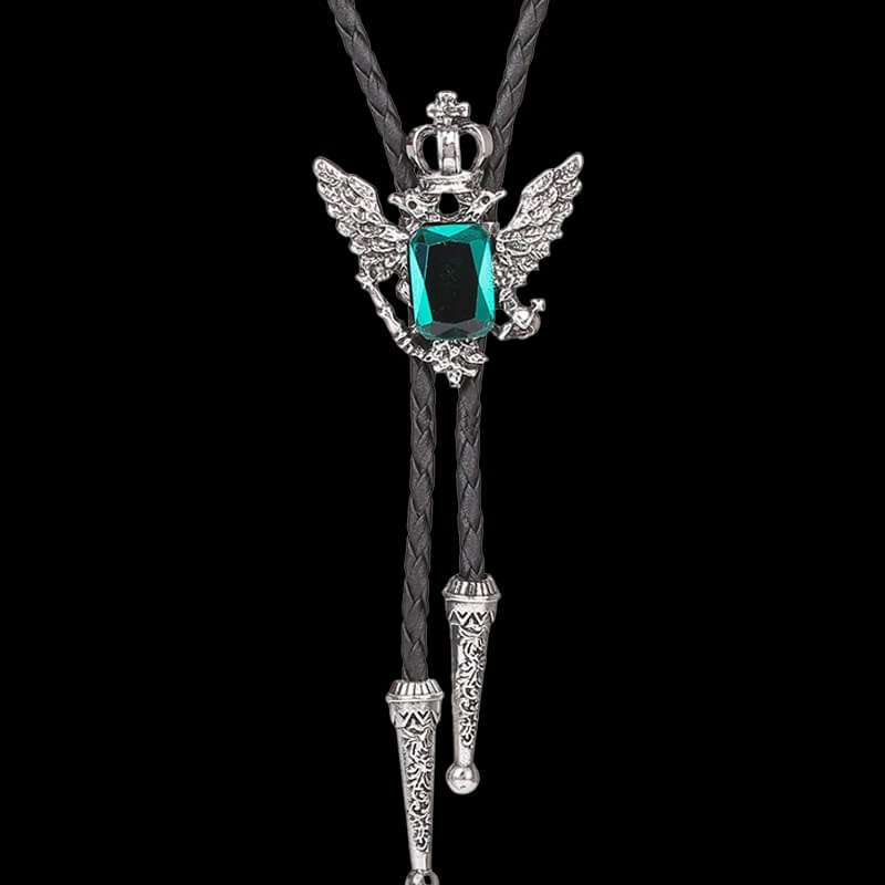 Double-Headed Eagle Alloy Cowboy Bolo Tie