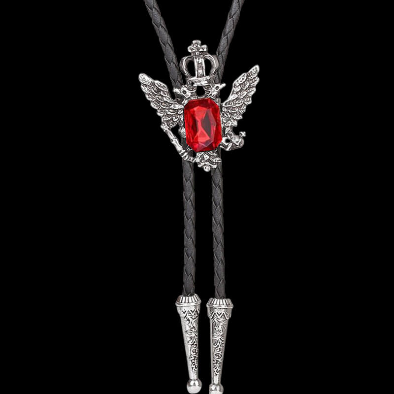 Double-Headed Eagle Alloy Cowboy Bolo Tie | Gthic.com