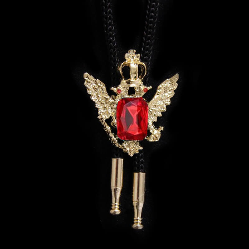 Double-Headed Eagle Alloy Cowboy Bolo Tie | Gthic.com