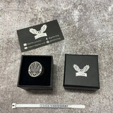 Double-Headed Eagle Ankh Stainless Steel Ring