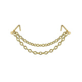 Double Chain Stainless Steel Nose Ring