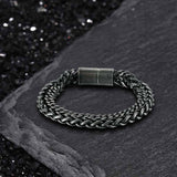 Double Chains Stainless Steel Bracelet 03 | Gthic.com