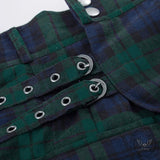 Double Color Plaid Pocket Skirt | Gthic.com