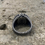 Dragon Claw Gem Stainless Steel Ring