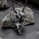 Dragon Skull Stainless Steel Pendant
