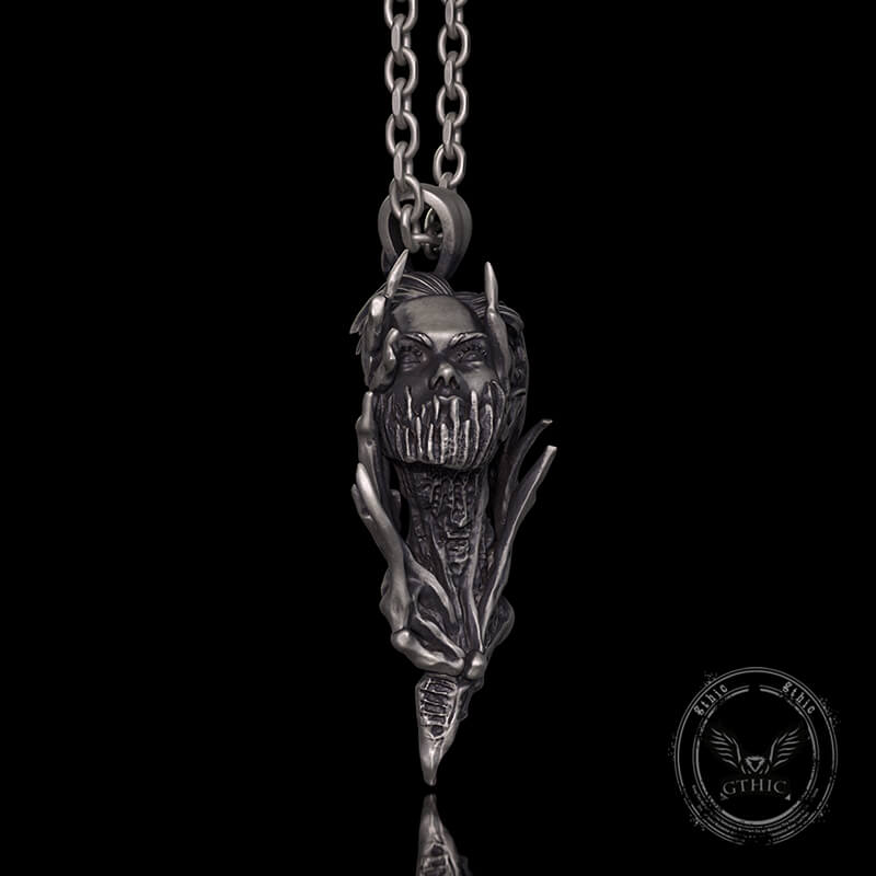 Dragon Warrior Gothic Sterling Silver Pendant | Gthic.com