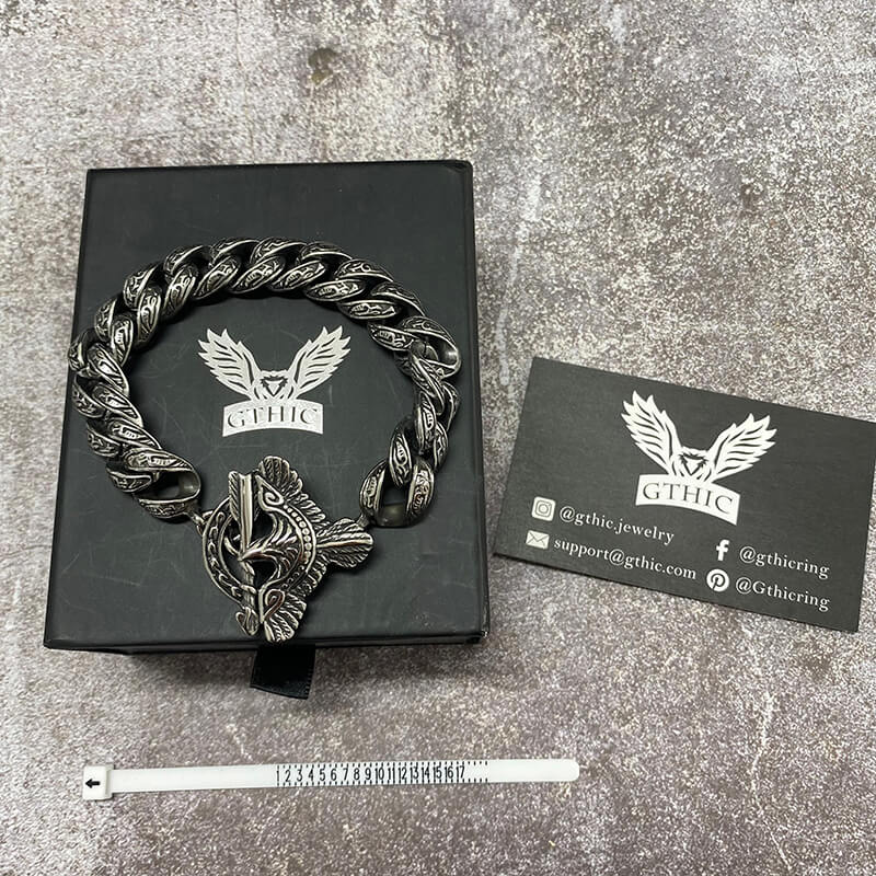 Eagle Arrow Stainless Steel Bracelet