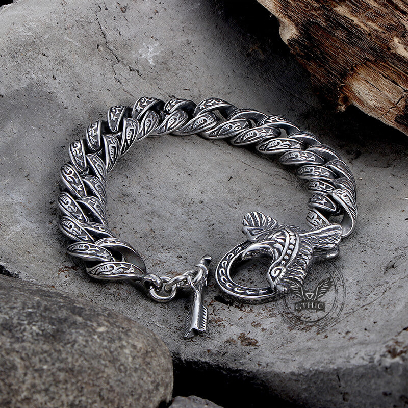 Eagle Arrow Stainless Steel Bracelet | Gthic.com