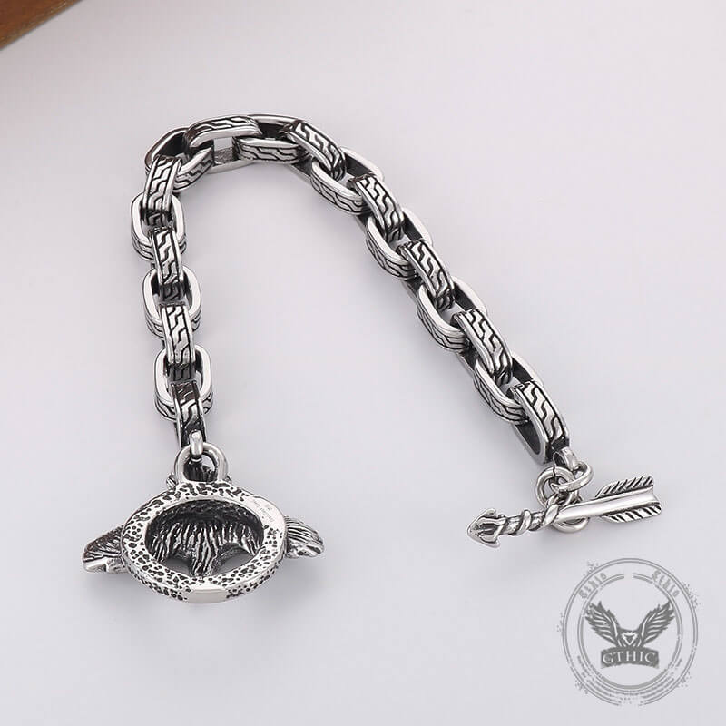 Eagle Arrow Stainless Steel Bracelet