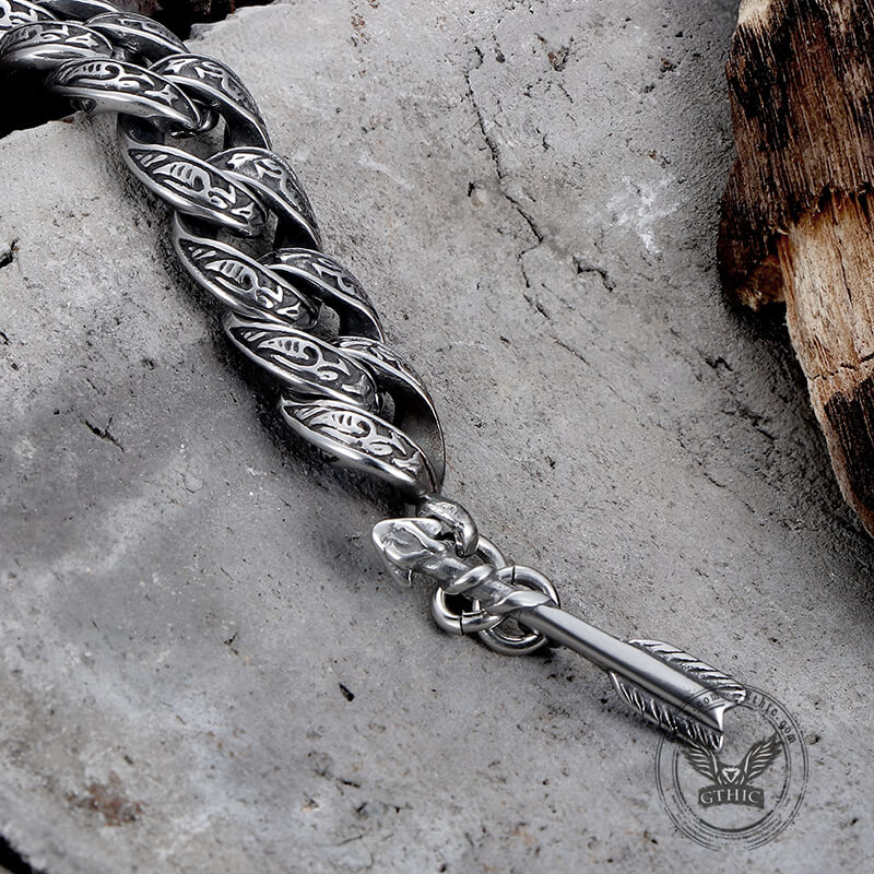 Eagle Arrow Stainless Steel Bracelet | Gthic.com