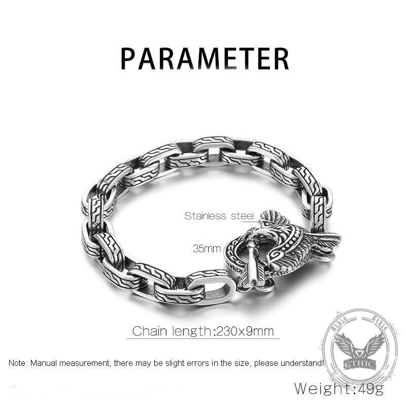 Eagle Arrow Stainless Steel Bracelet