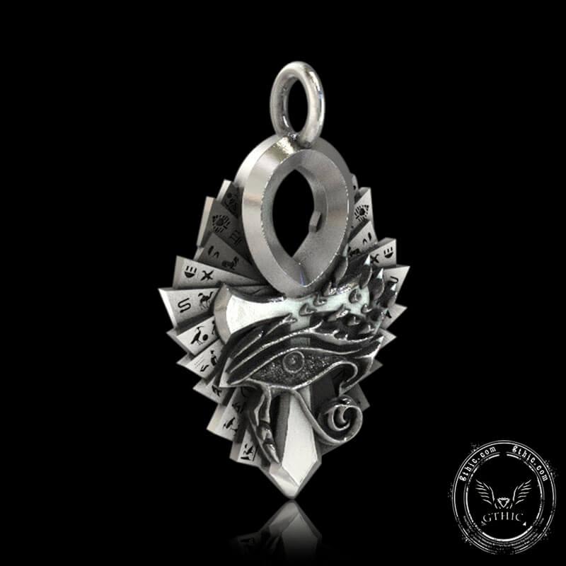 Egypt Symbols Sterling Silver Pendant | Gthic.com